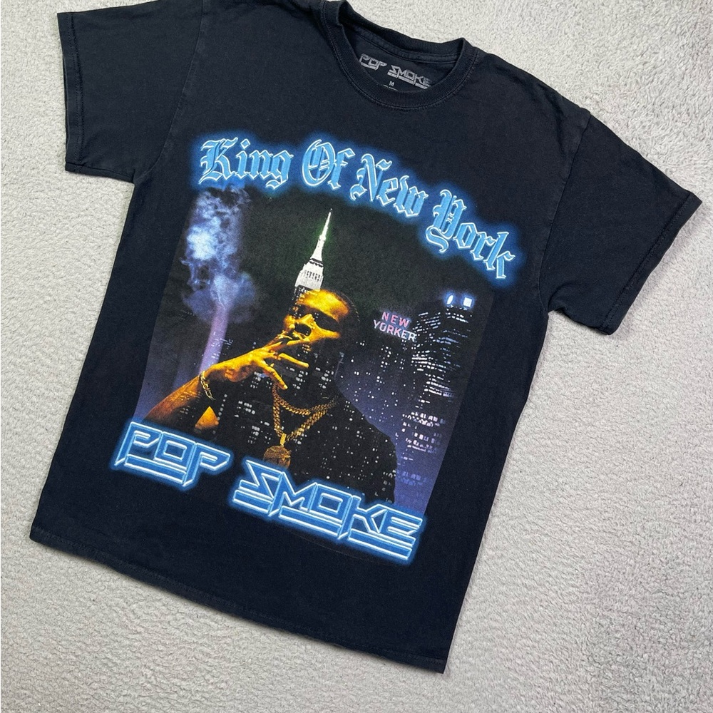 Pop smoke king of‎ New York rap T-shirt